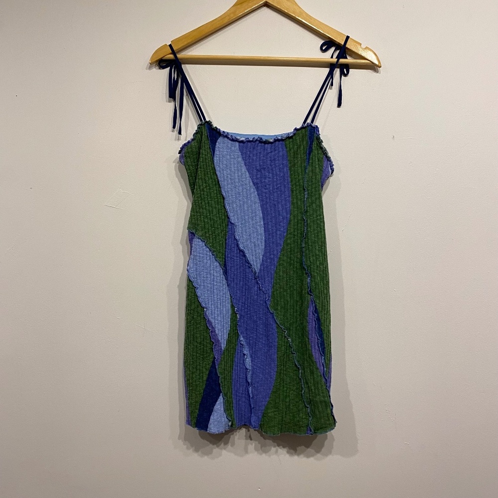 Urban Outfitters Cassidy Spliced Mini Dress